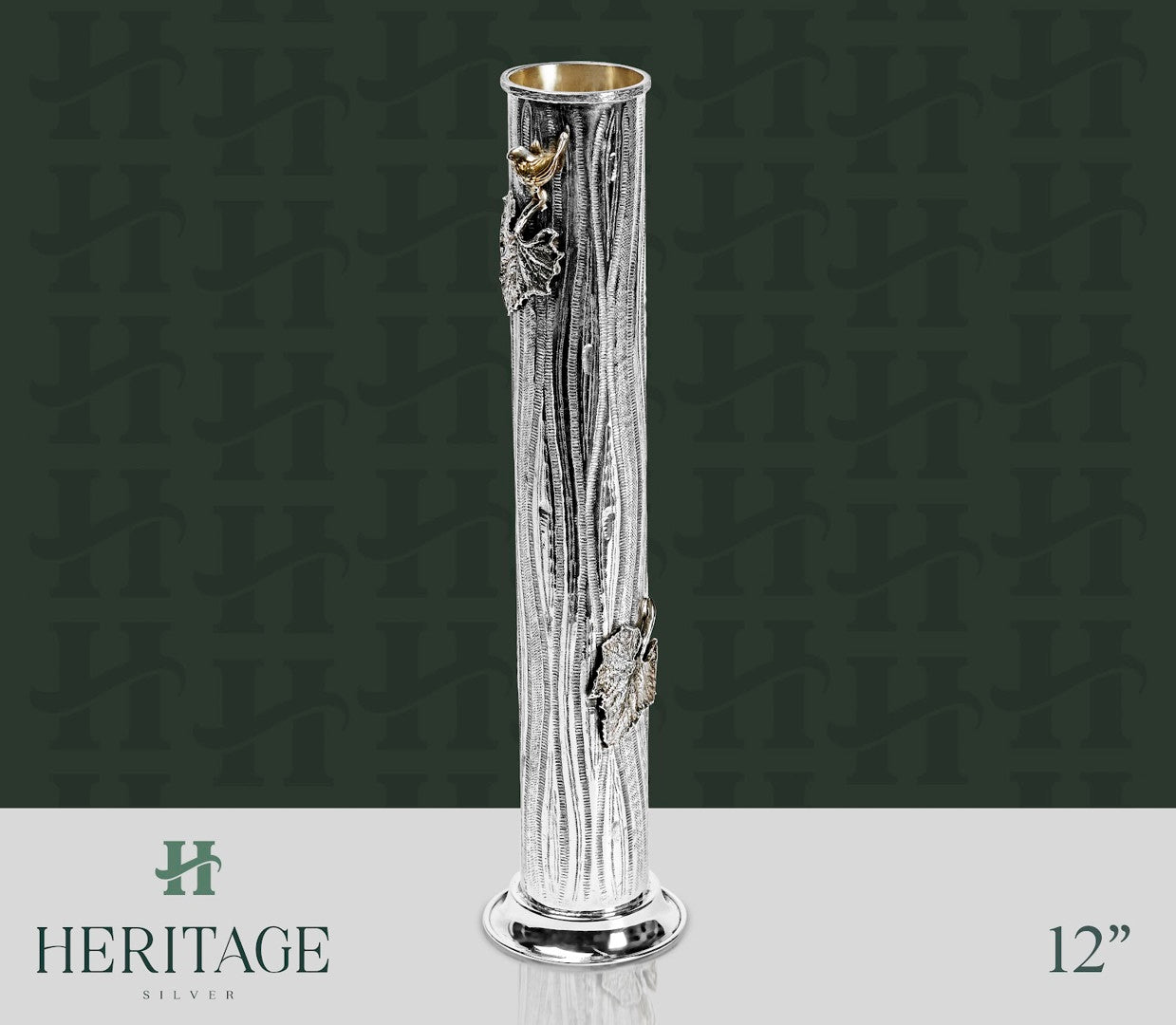 BIRD ROUND HADASSIM VASE