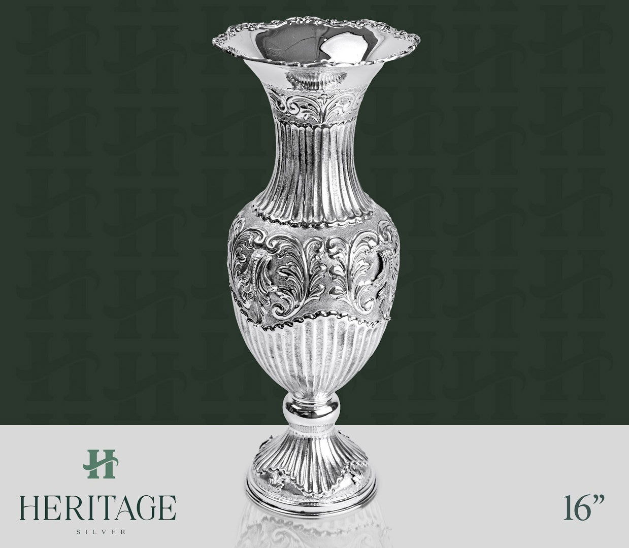 MEDIUM CHASED VASE