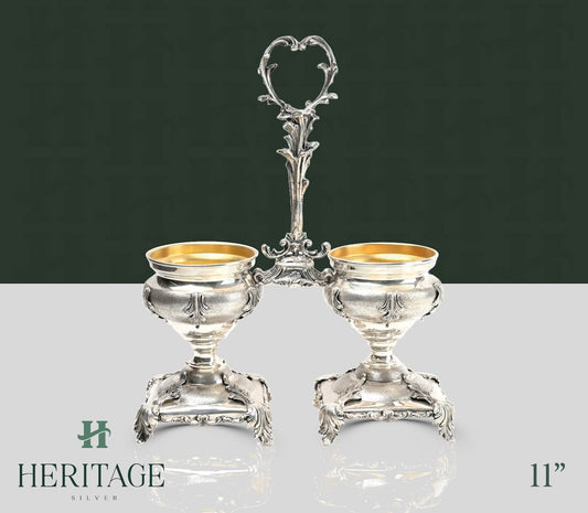 DOUBLE SALT HOLDER ON BASE