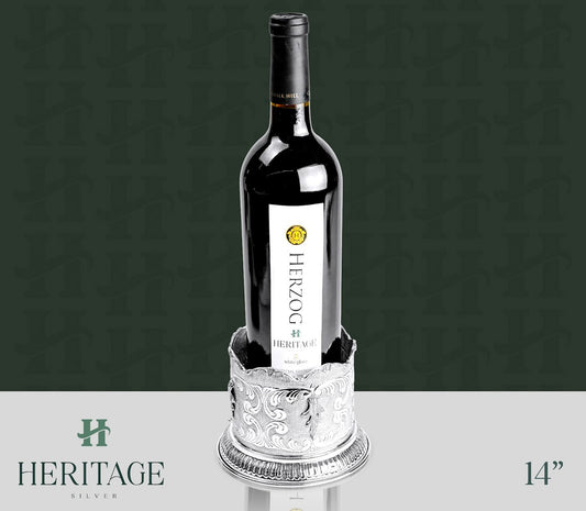 ORNATE FLOWING DEASIGN WINE BOTTLE COASTER