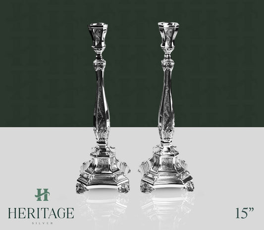 BAKIO DECORATED CANDLESTICKS