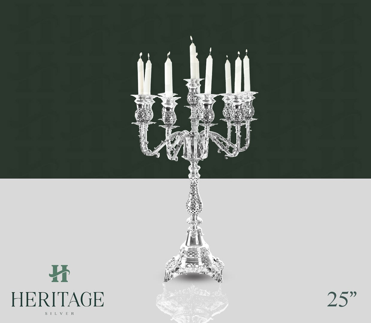 LACE 10 LIGHT CANDELABRA