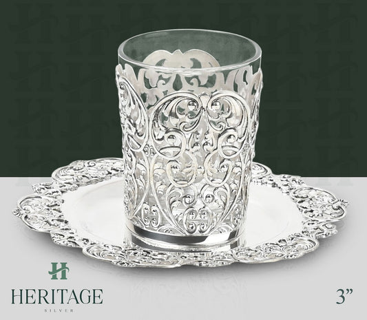 ANTIK BECHER SET WITH GLASS