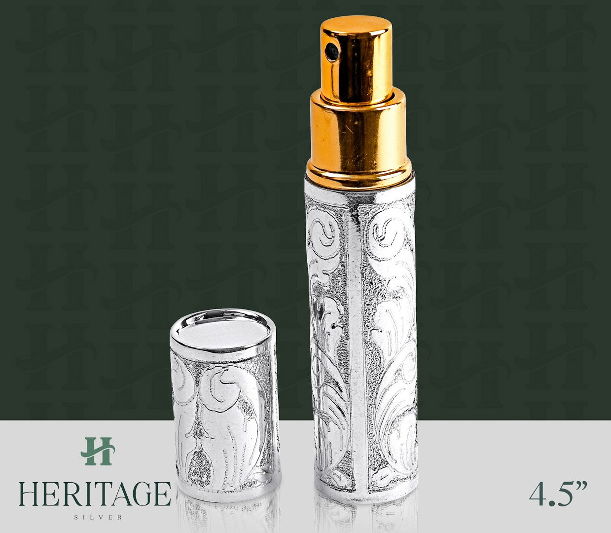 CHASED SMALL PERFUME HOLDER