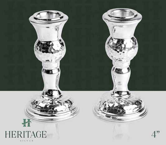 HAMMERED MINI CANDLESTICKS