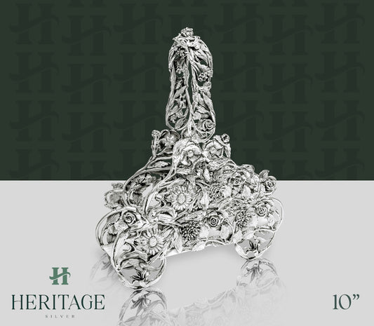 ITALY CASTED NAPKIN HOLDER WITH HANDLE