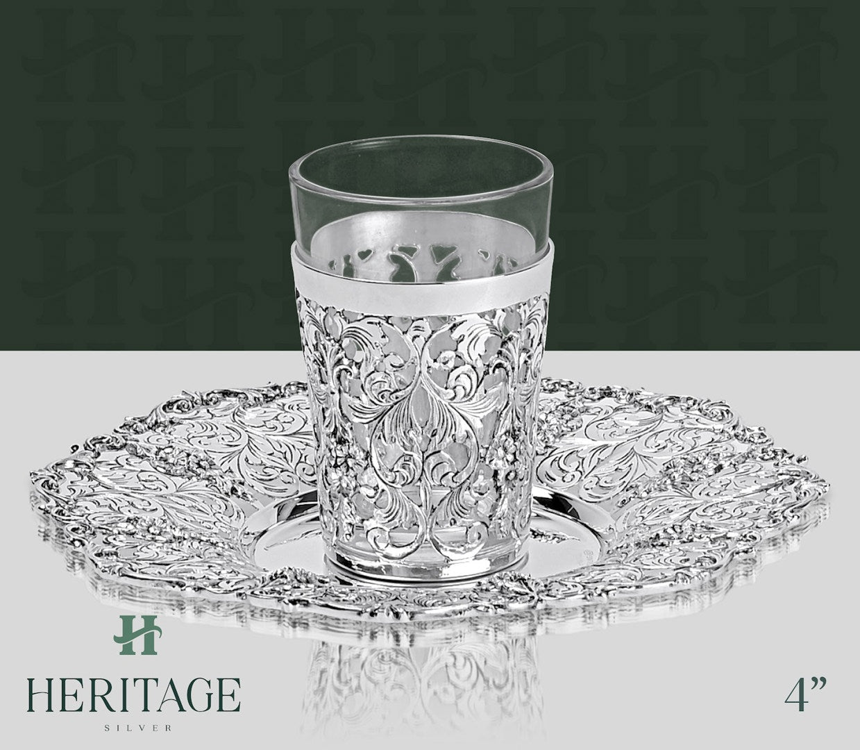LACE BECHER SET WITH GLASS