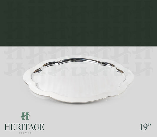 ITALY OVAL SMOOTH CANDLESTICK TRAY