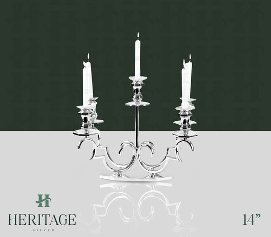 ITALY FINE FLAT 5 LIGHT CANDELABRA