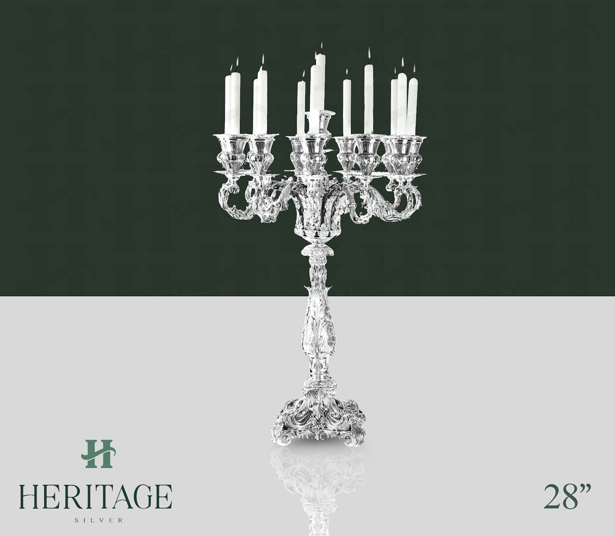 VERONA 12 LIGHT CANDELABRA