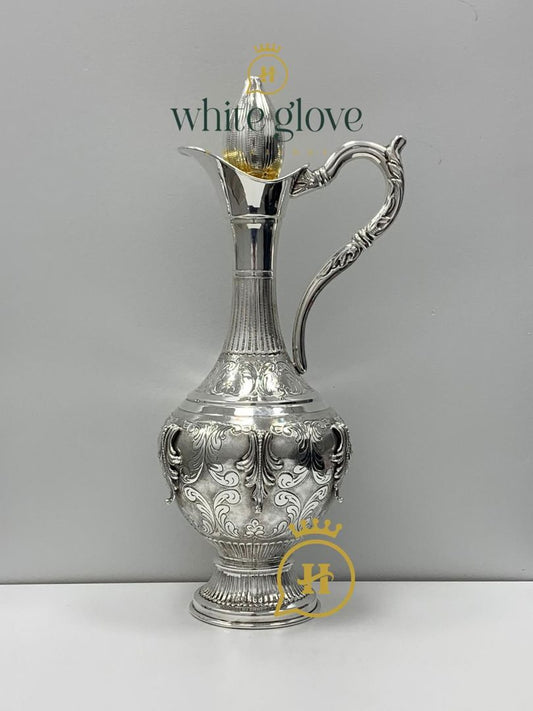 CHASED MEDIUM WINE PITCHER