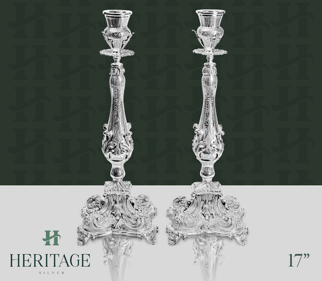 VERONA HEAVY CASTING CANDLESTICKS