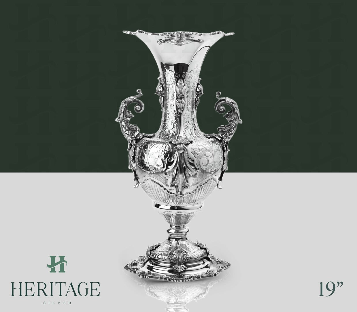 ITALY MEDIUM VASE WITH HANDLE