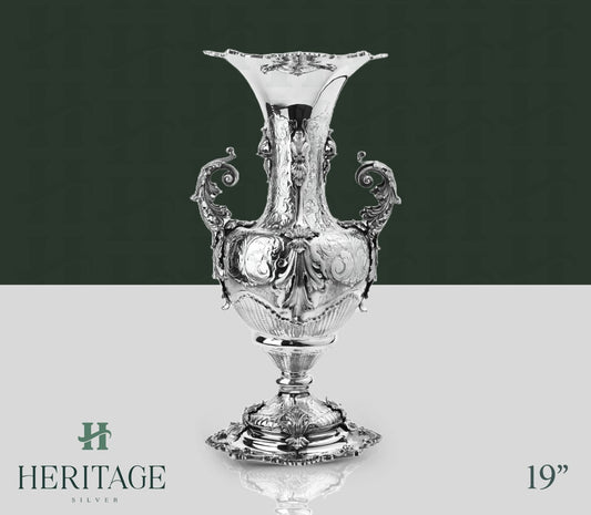 ITALY MEDIUM VASE WITH HANDLE