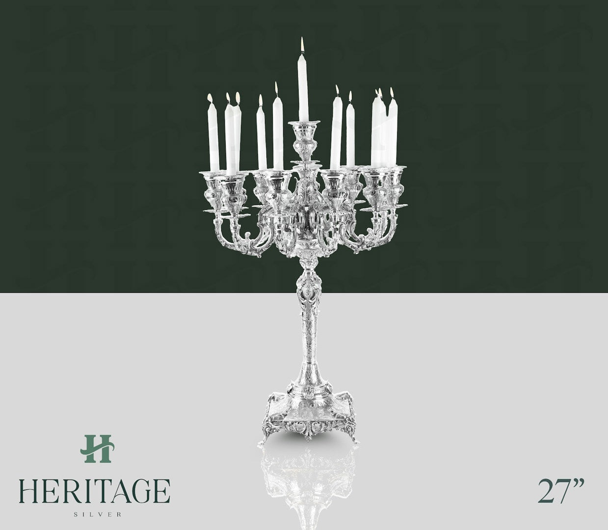 ROMANA LARGE 12 LIGHT CANDELABRA