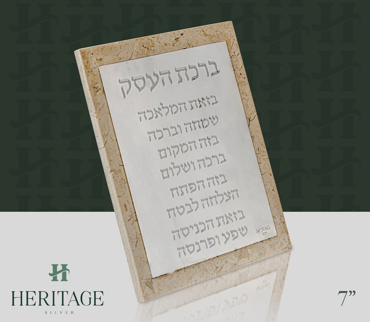 BUSINESS BLESSING ON STONE STAND