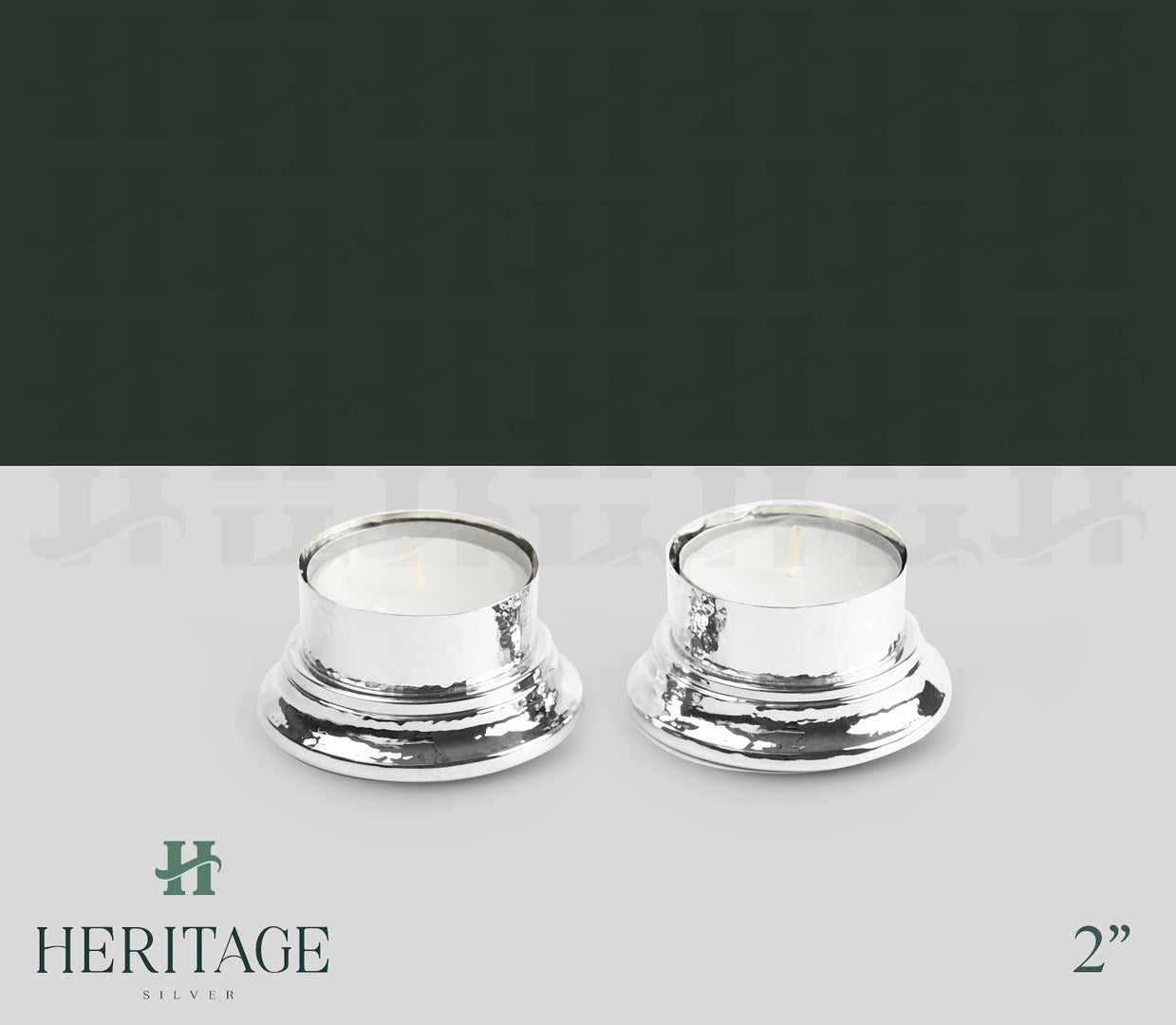 HAMMERED TEA LIGHT SET