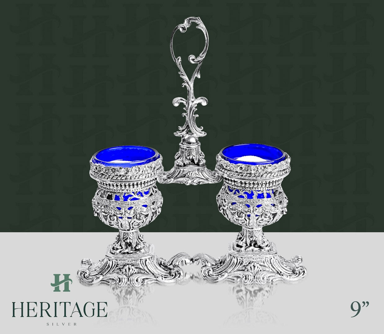 HEAVY DOUBLE SALT HOLDER