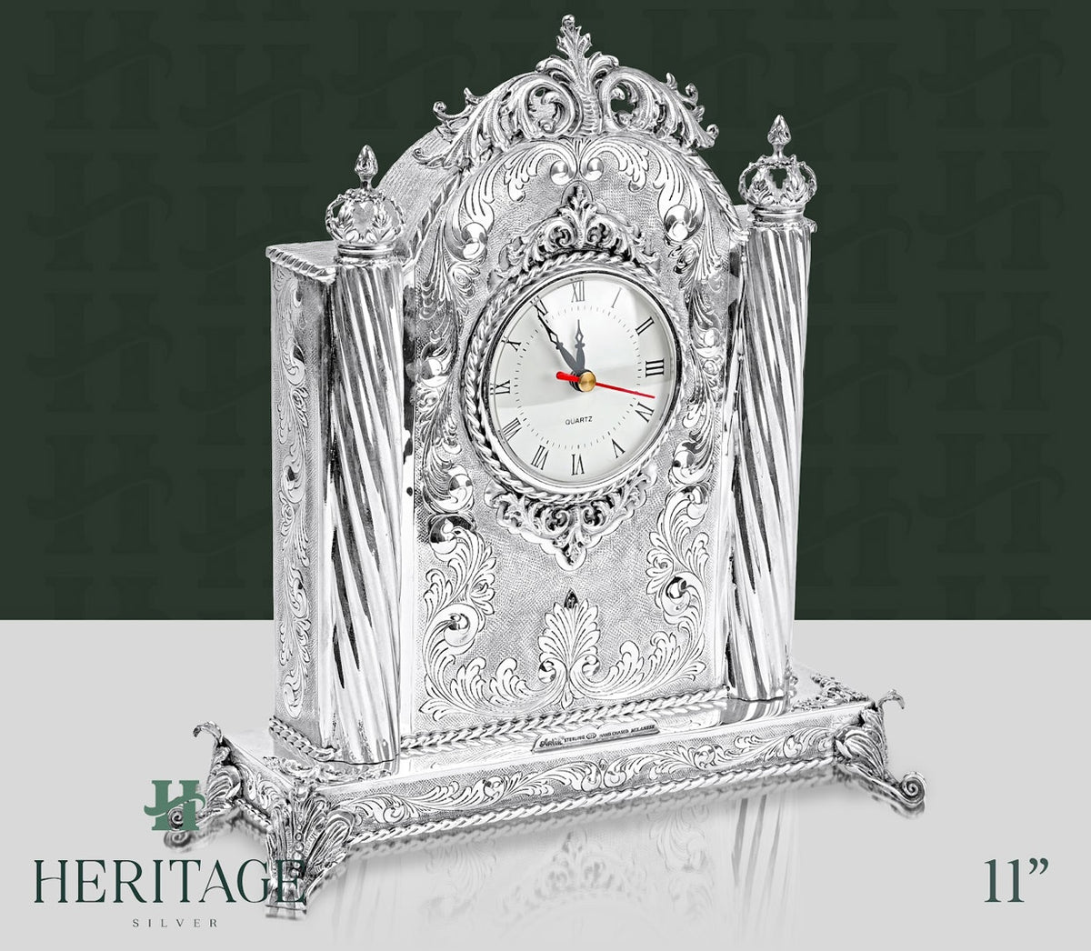 MILANESE CLOCK CENTERPIECE
