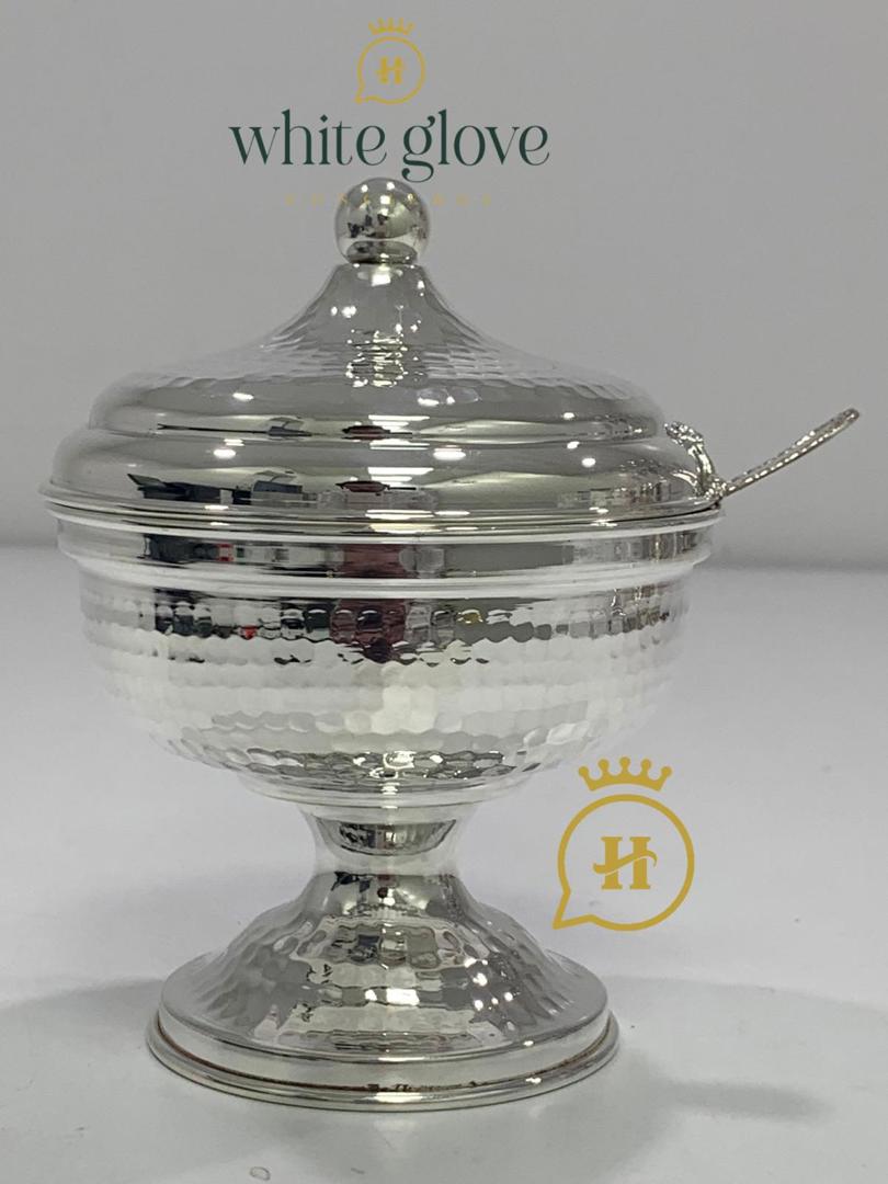 HAMMERED HONEY DISH