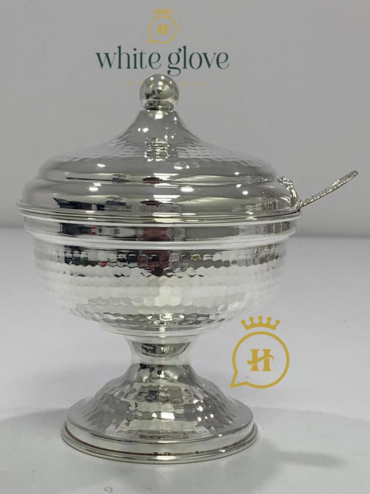 HAMMERED HONEY DISH