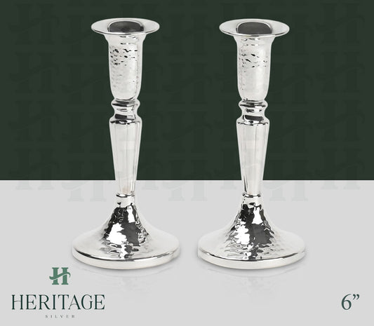 HAMMERED SMALL CANDLESTICKS