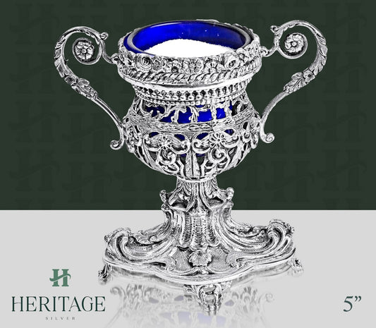 LACE CASTED OVAL SINGLE SALT HOLDER