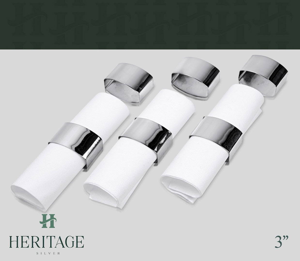 ITALY SMOOTH NAPKIN RINGS
