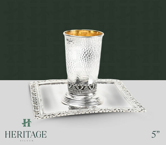 ITALY CASTED BECHER AND SQUARE TRAY