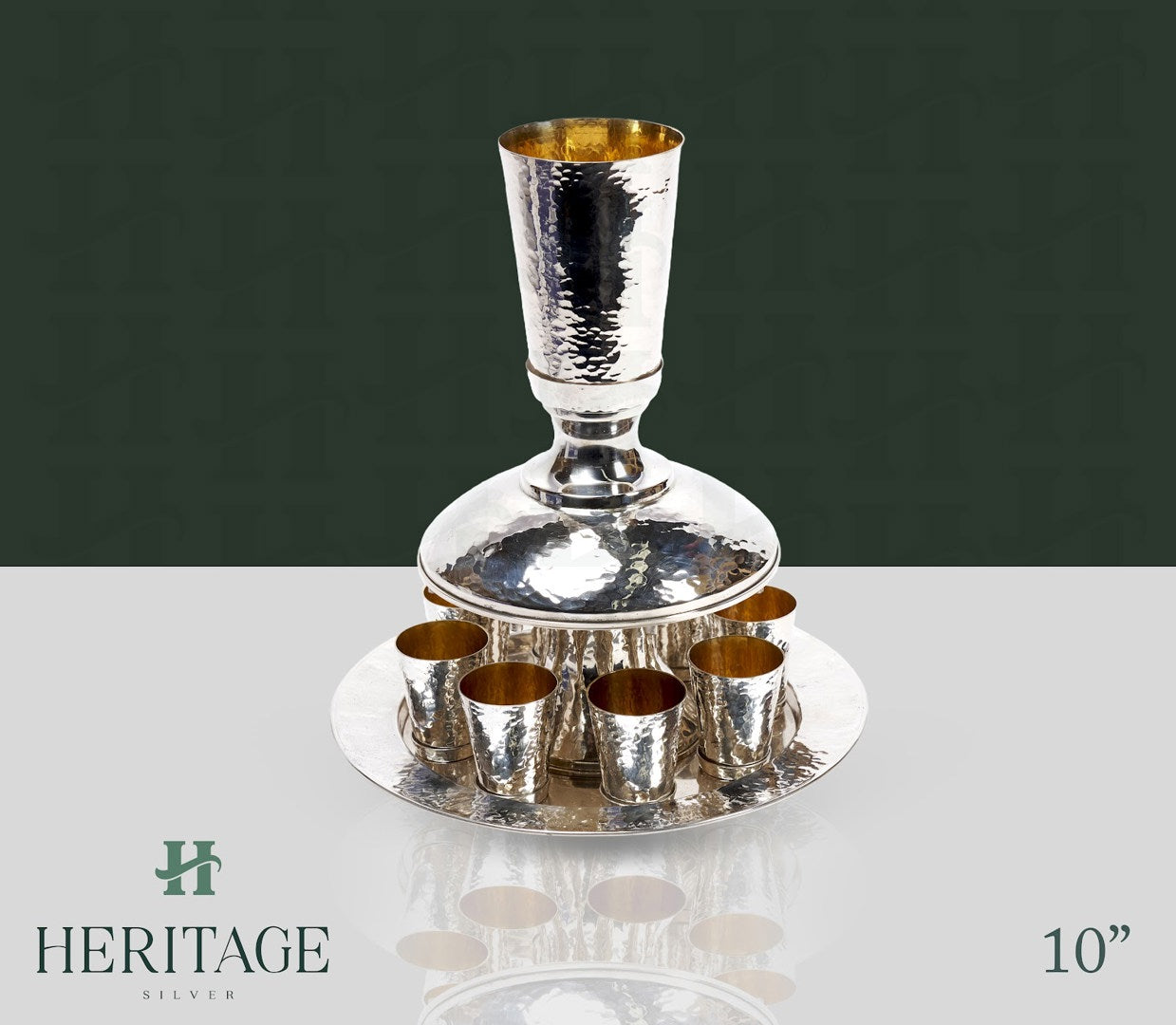 HAMMERED 8 CUP FOUNTAIN