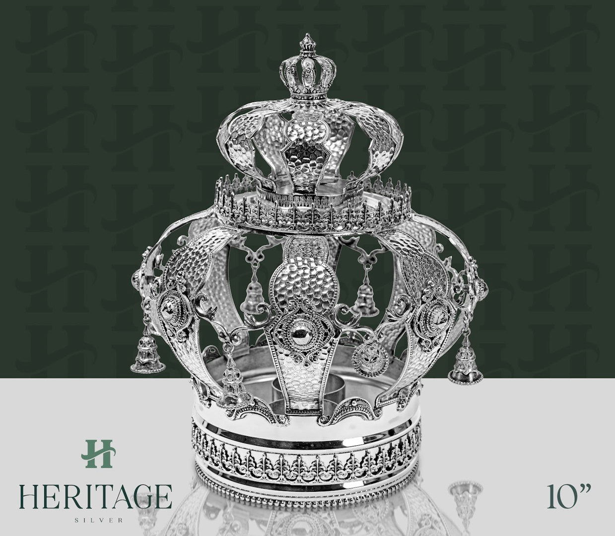 SILVER MEDIUM CROWN FOR SAFER TORAH
