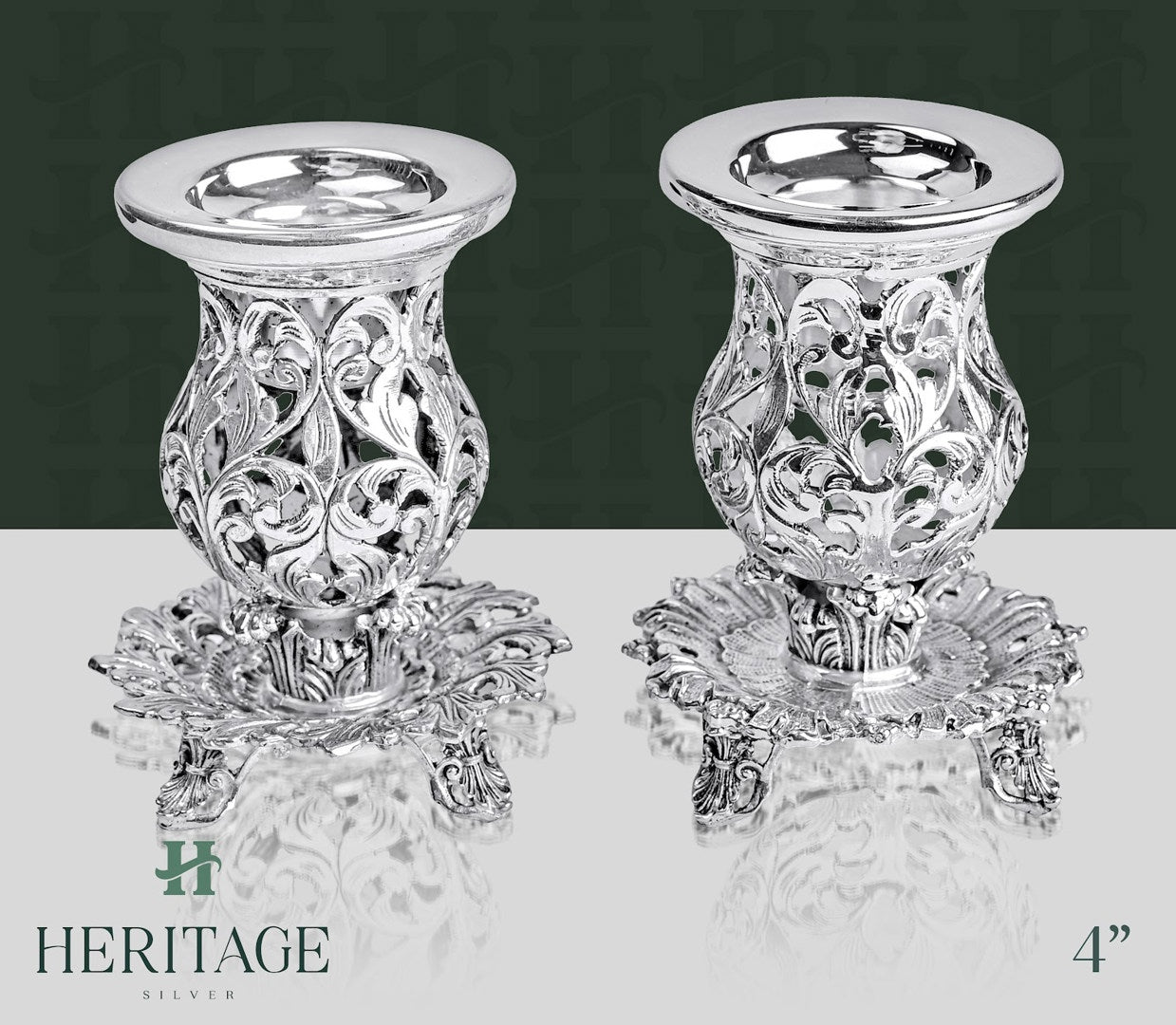LACE MINI CANDLESTICKS