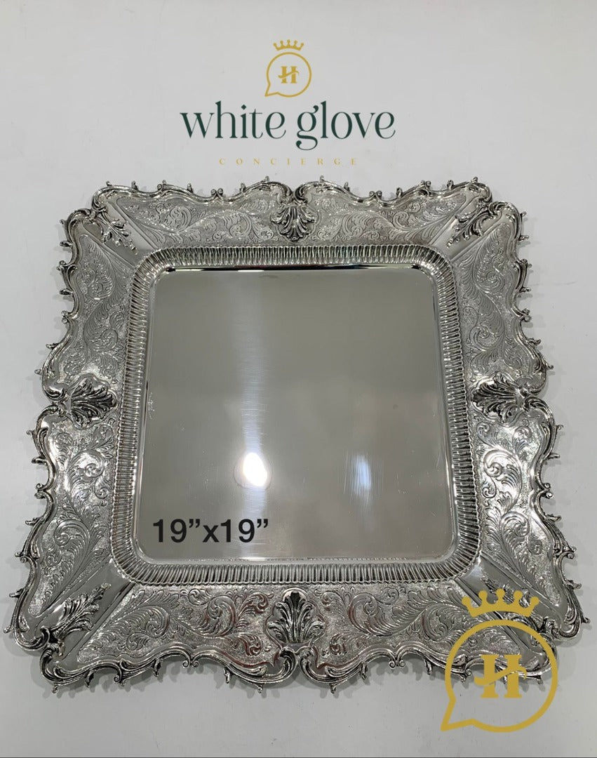 SQUARE CANDLABRE TRAY
