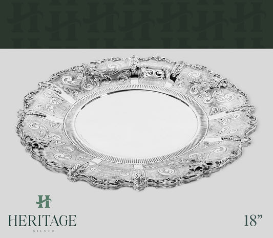 SALERNO ROUND CANDELABRA TRAY