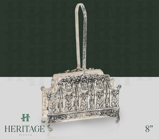 LACE NAPKIN HOLDER WITH HANDLE