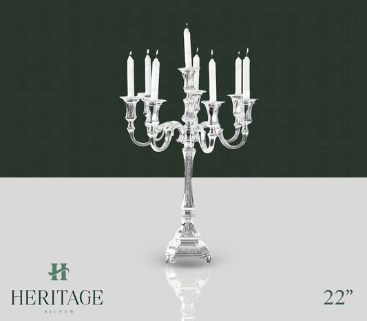 OCTAGONAL 8 LIGHT CANDELABRA
