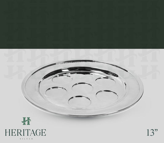 ITALY HAMMERED SEDER PLATE