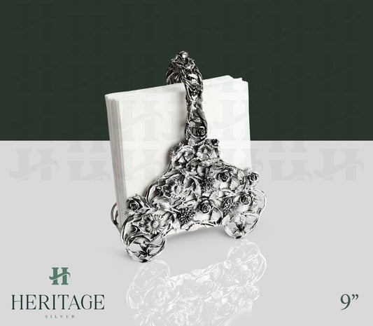 ITALY CASTED NAPKIN HOLDER WITH HANDLE