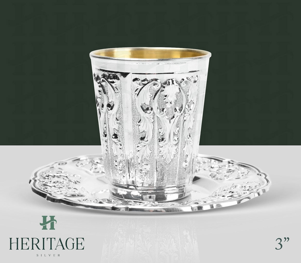 SMALL STAMPED BECHER SET