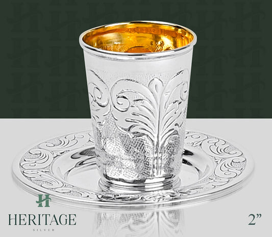 SMALL CHASED BECHER SET