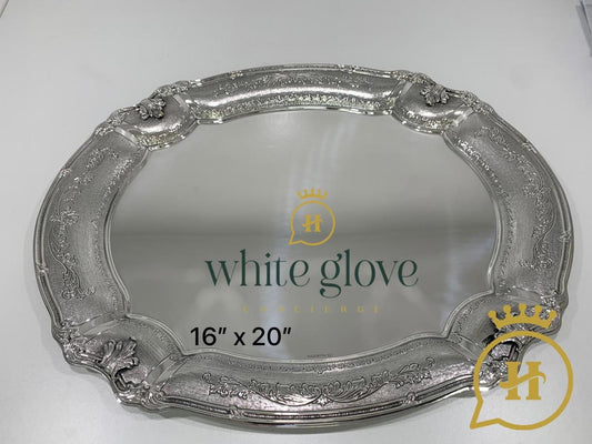 BELLAGIO OVAL CANDLESTICK TRAY