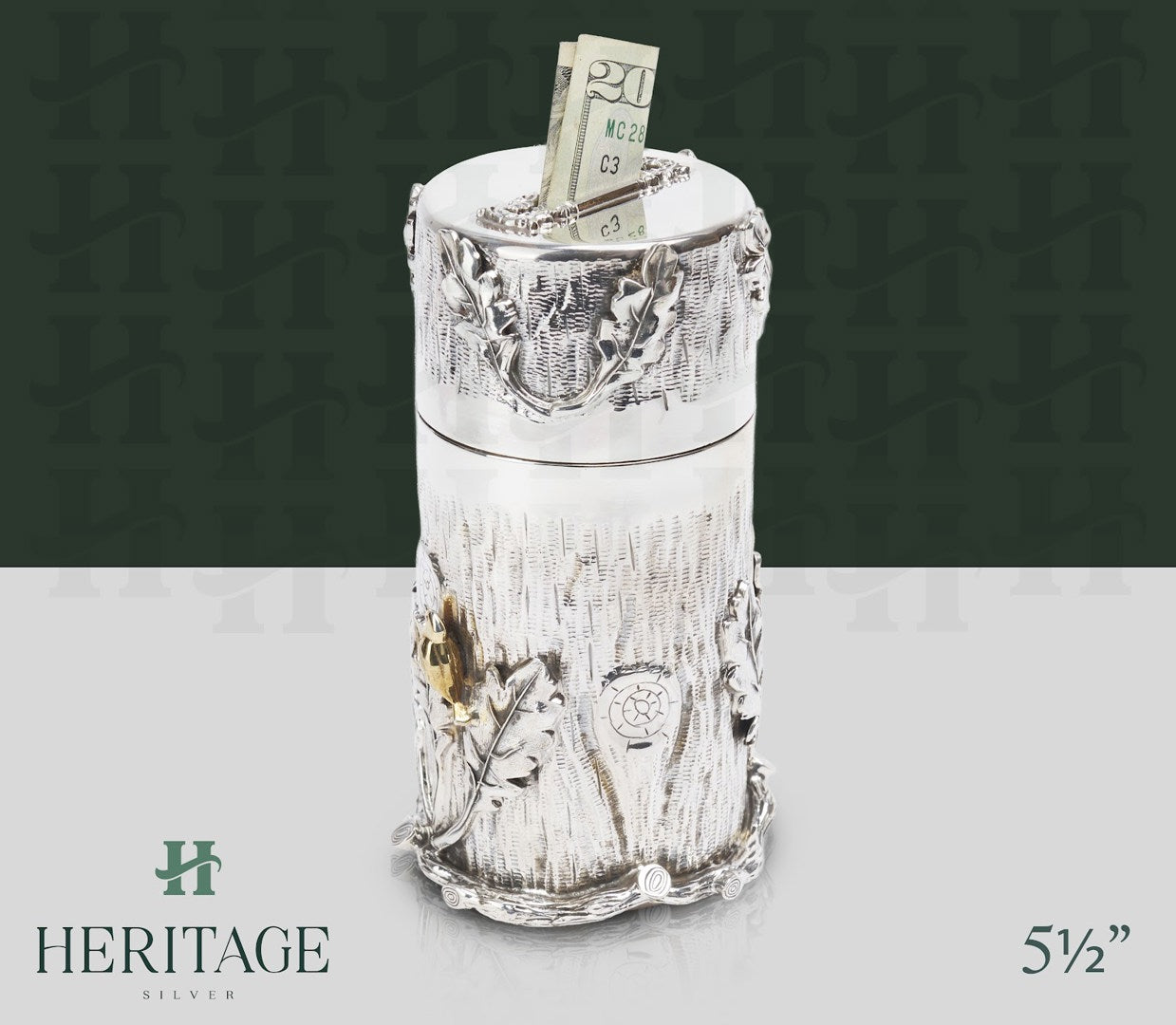 BIRD ROUND TZEDUKAH BOX