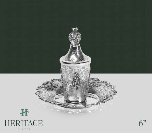 ITALY CHASED CASTED BECHER SET