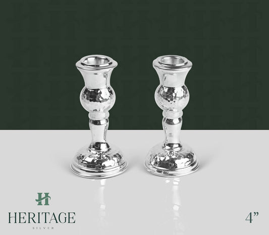 HAMMERED MINI CANDLESTICKS