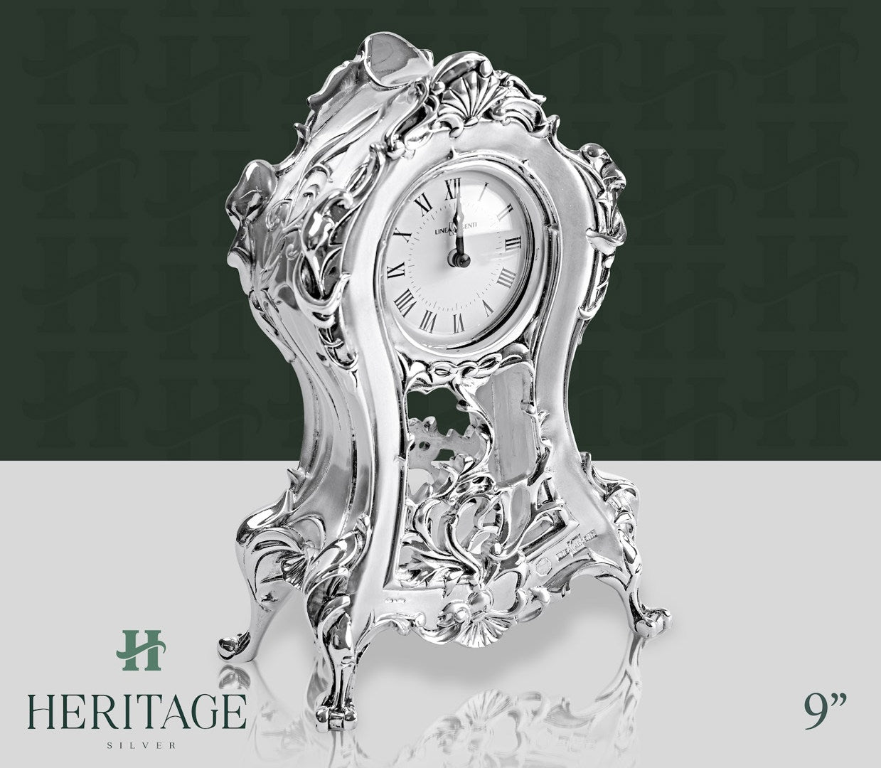 SILVER SMALL CLOCK
