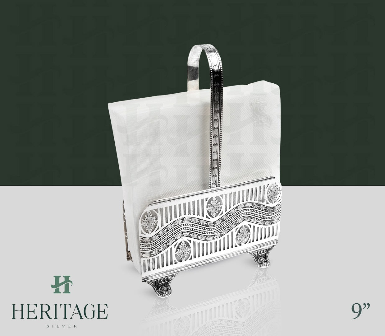 TOPAZIO GALLERY NAPKIN HOLDER WITH HANDLE