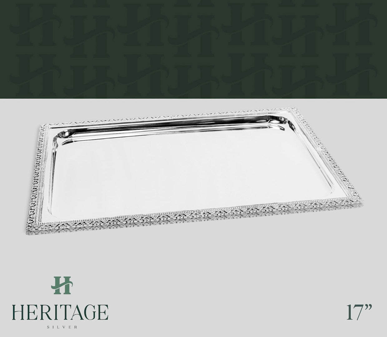 ITALY LACE CASTED CANDLESTICK TRAY
