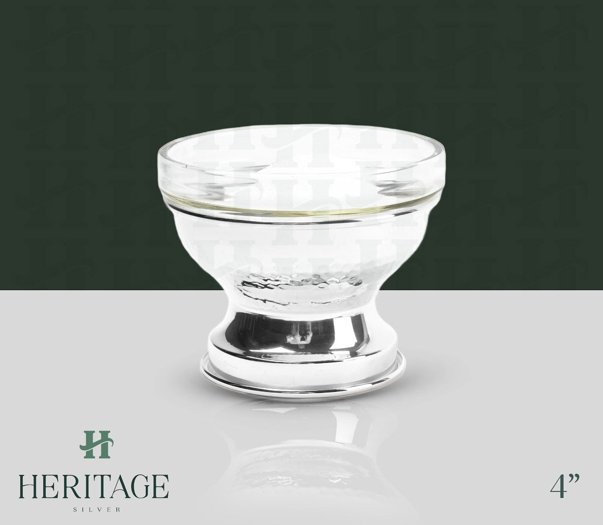 HAMMERED SINGLE SALT HOLDER