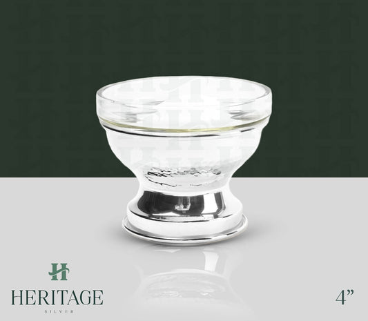 HAMMERED SINGLE SALT HOLDER