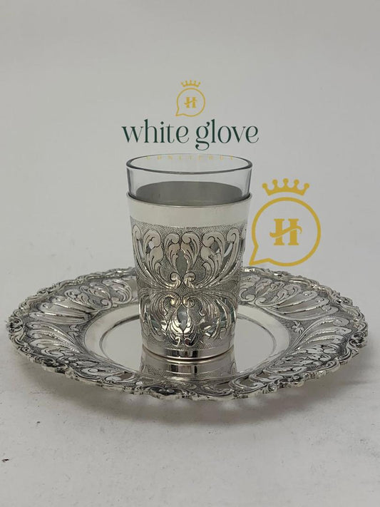 LACE BECHER SET WITH GLASS